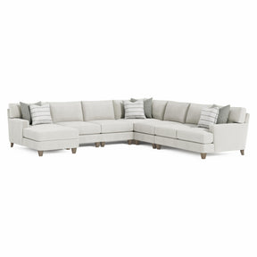 Mila Smoky Grey Sectional - Ornate Home