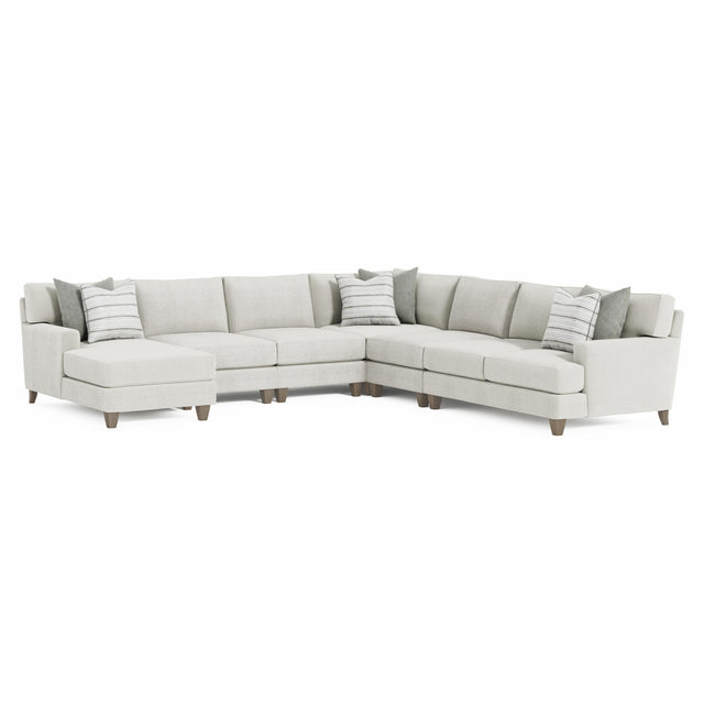 Mila Smoky Grey Sectional - Ornate Home