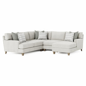 Mila Smoky Grey Sectional - Ornate Home