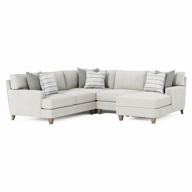 Mila Smoky Grey Sectional - Ornate Home