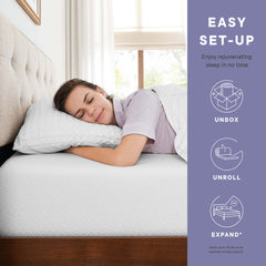 Mila White 10" Full Mattress - Ornate Home