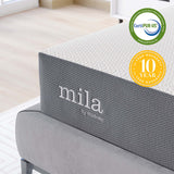Mila White 10" Queen Mattress - Ornate Home