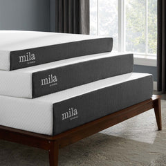 Mila White 10" Queen Mattress - Ornate Home