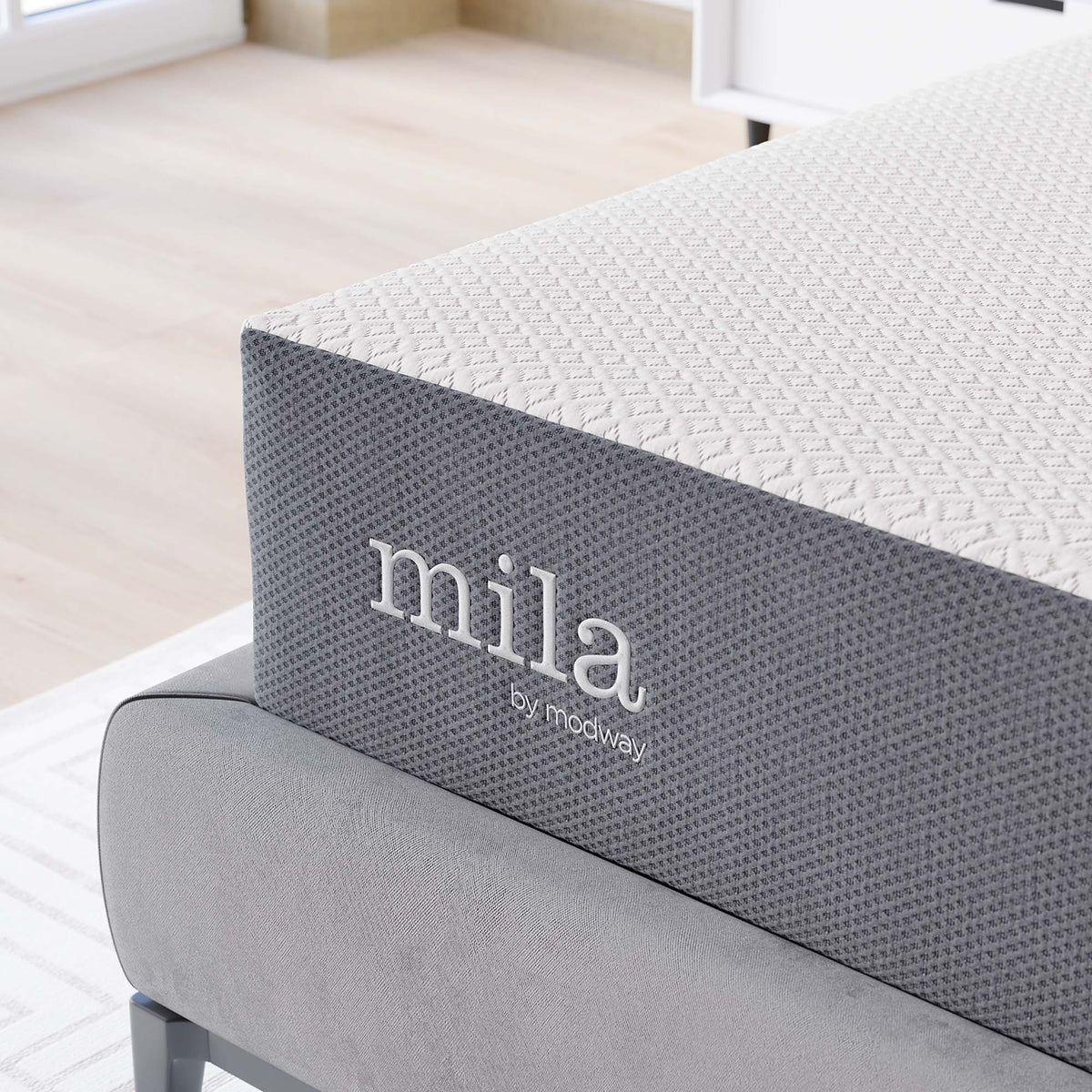 Mila White 10" Queen Mattress - Ornate Home