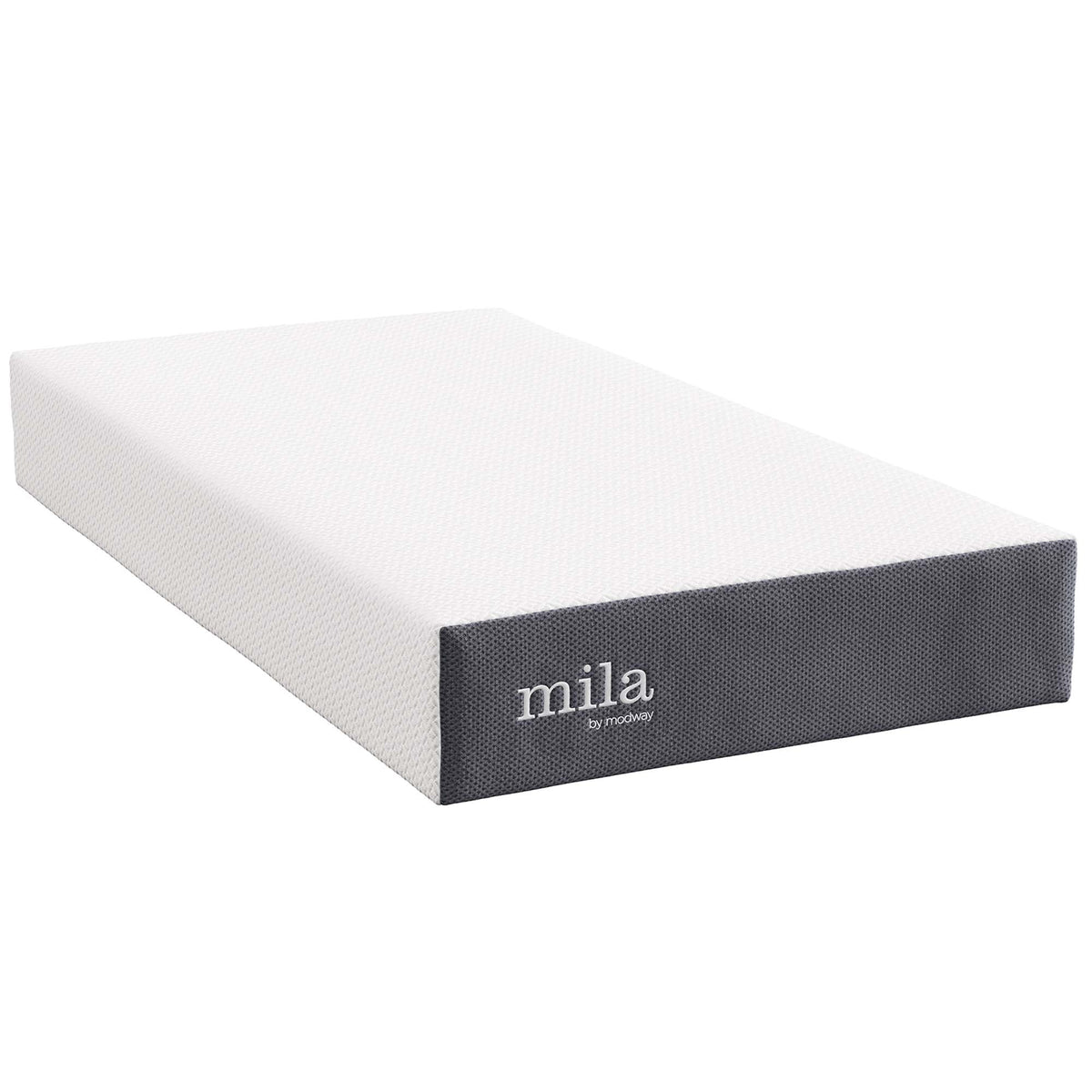 Mila White 10" Twin Mattress - Ornate Home