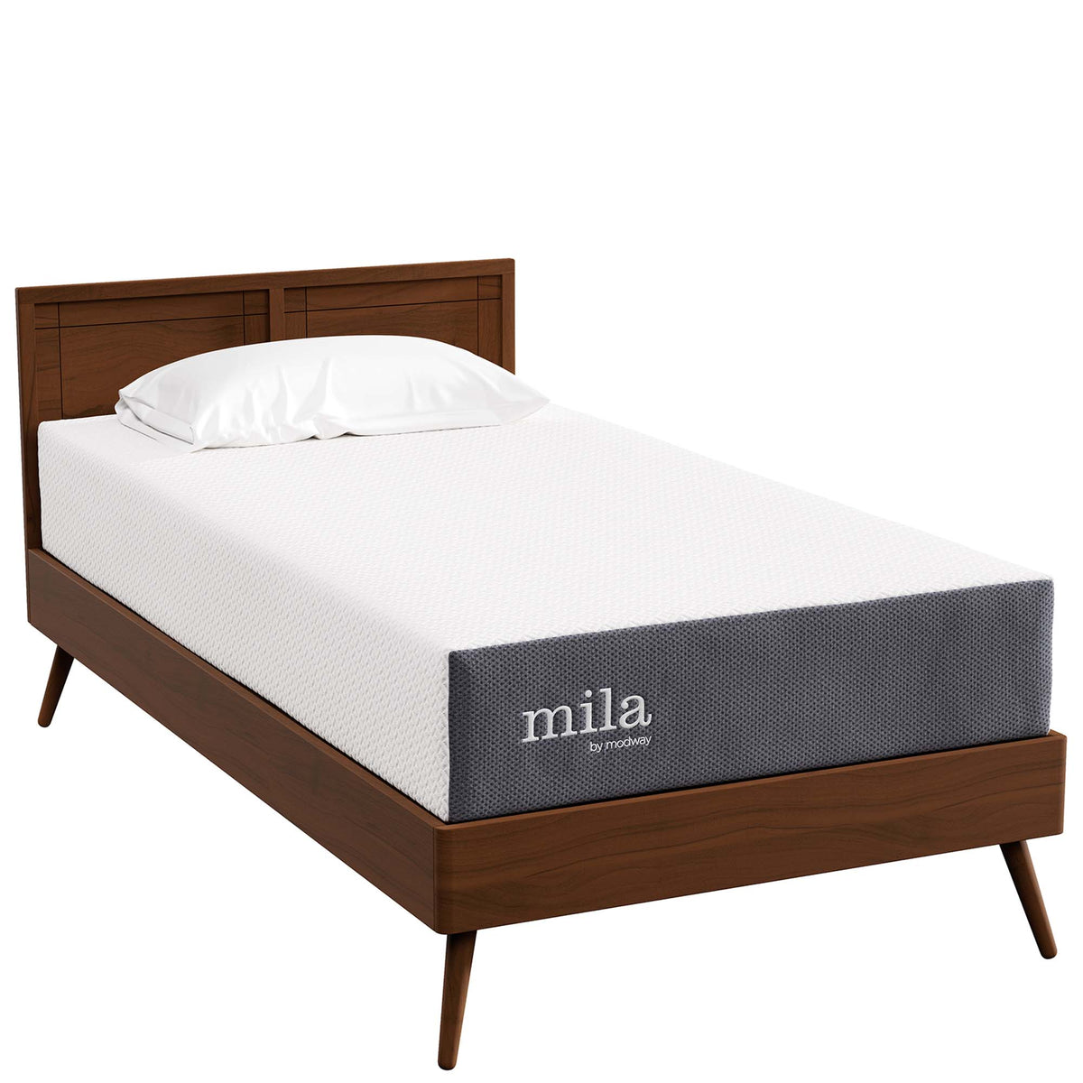 Mila White 10" Twin Mattress - Ornate Home