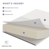 Mila White 10" Twin Mattress - Ornate Home