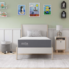 Mila White 10" Twin Mattress - Ornate Home