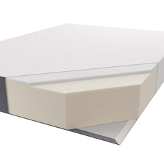 Mila White 12" King Mattress - Ornate Home