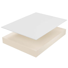 Mila White 12" Queen Mattress - Ornate Home