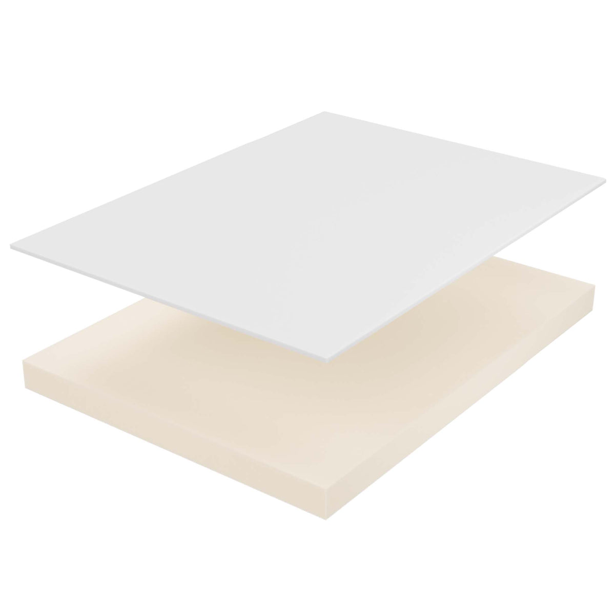 Mila White 5" Twin Mattress - Ornate Home