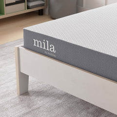 Mila White 6" Foam Twin Mattress (Set of 2) - Ornate Home