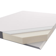 Mila White 6" Full XL Mattress - Ornate Home