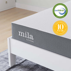 Mila White 8" Full Mattress - Ornate Home