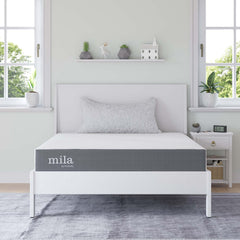 Mila White 8" Full Mattress - Ornate Home