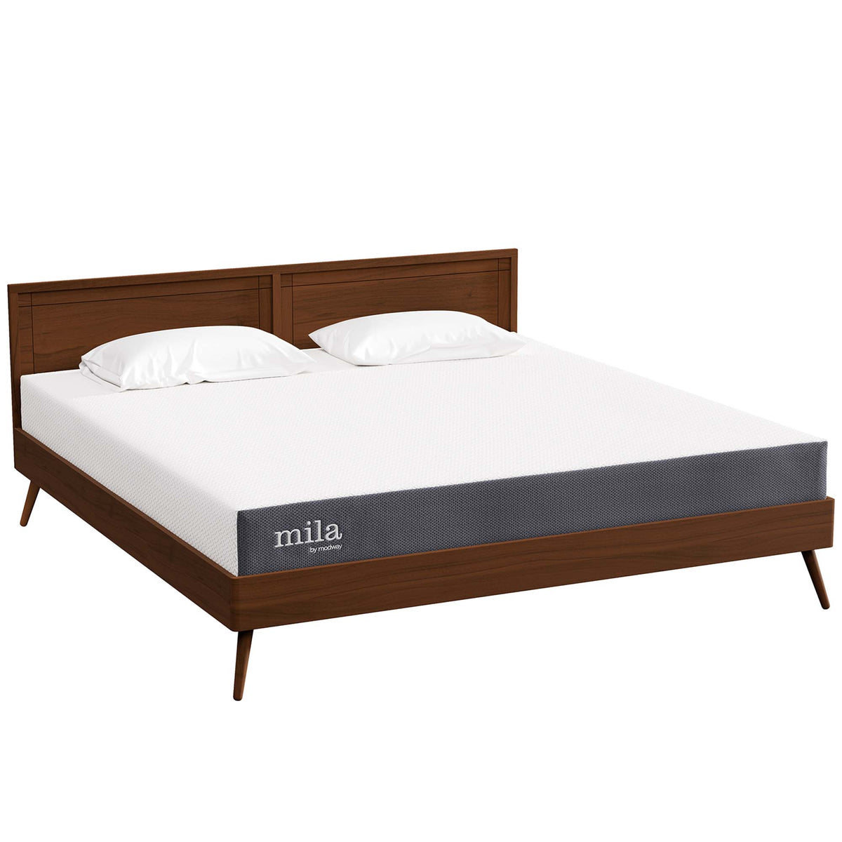 Mila White 8" King Mattress - Ornate Home