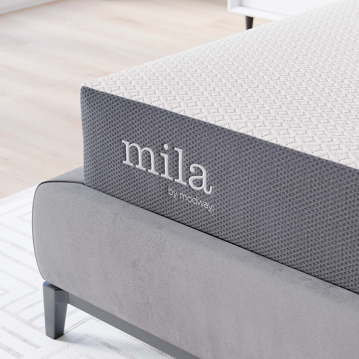 Mila White 8" King Mattress - Ornate Home