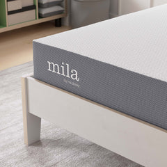 Mila White 8" Twin Mattress - Ornate Home