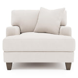 Mila White/Cream Fabric Chair - Ornate Home