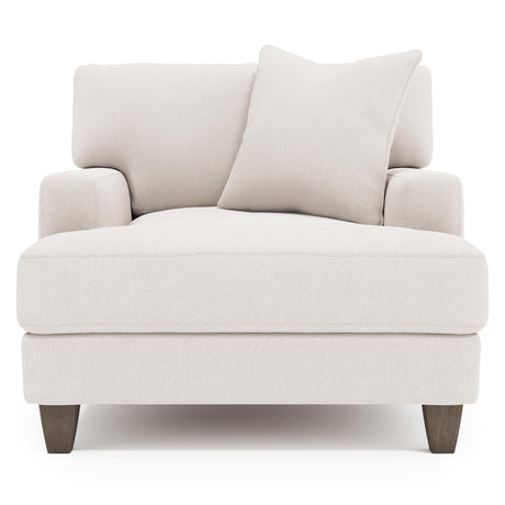 Mila White/Cream Fabric Chair - Ornate Home