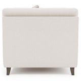 Mila White/Cream Fabric Chair - Ornate Home