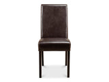 Milano Brown Side Chair (Set of 2) - Ornate Home