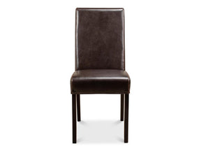 Milano Brown Side Chair (Set of 2) - Ornate Home