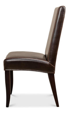 Milano Brown Side Chair (Set of 2) - Ornate Home