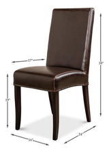 Milano Brown Side Chair (Set of 2) - Ornate Home