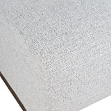 Milano Neutral Texture One Seat Banquette - Ornate Home