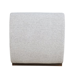 Milano Neutral Texture One Seat Banquette - Ornate Home