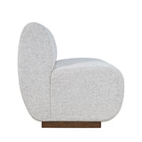Milano Neutral Texture One Seat Banquette - Ornate Home