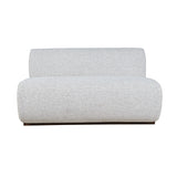 Milano Neutral Texture Three Seat Banquette - Ornate Home