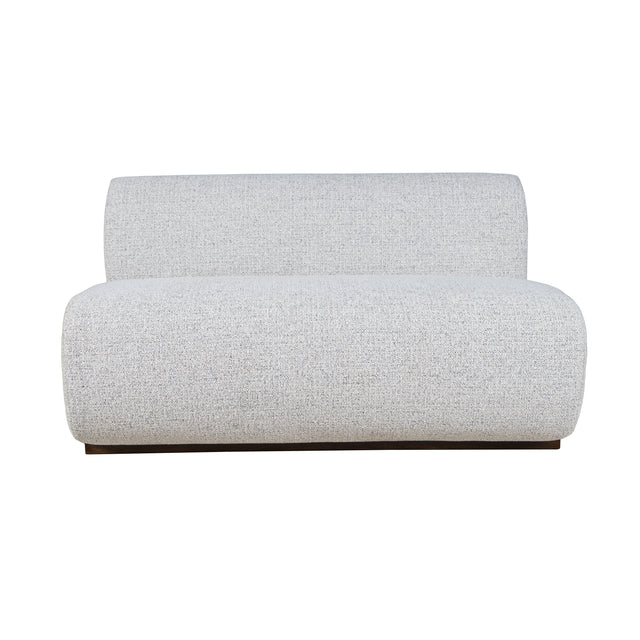 Milano Neutral Texture Three Seat Banquette - Ornate Home