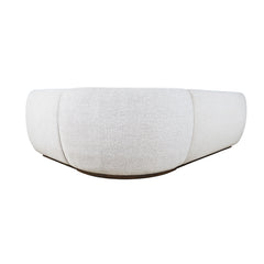 Milano Neutral Texture Three Seat Banquette - Ornate Home