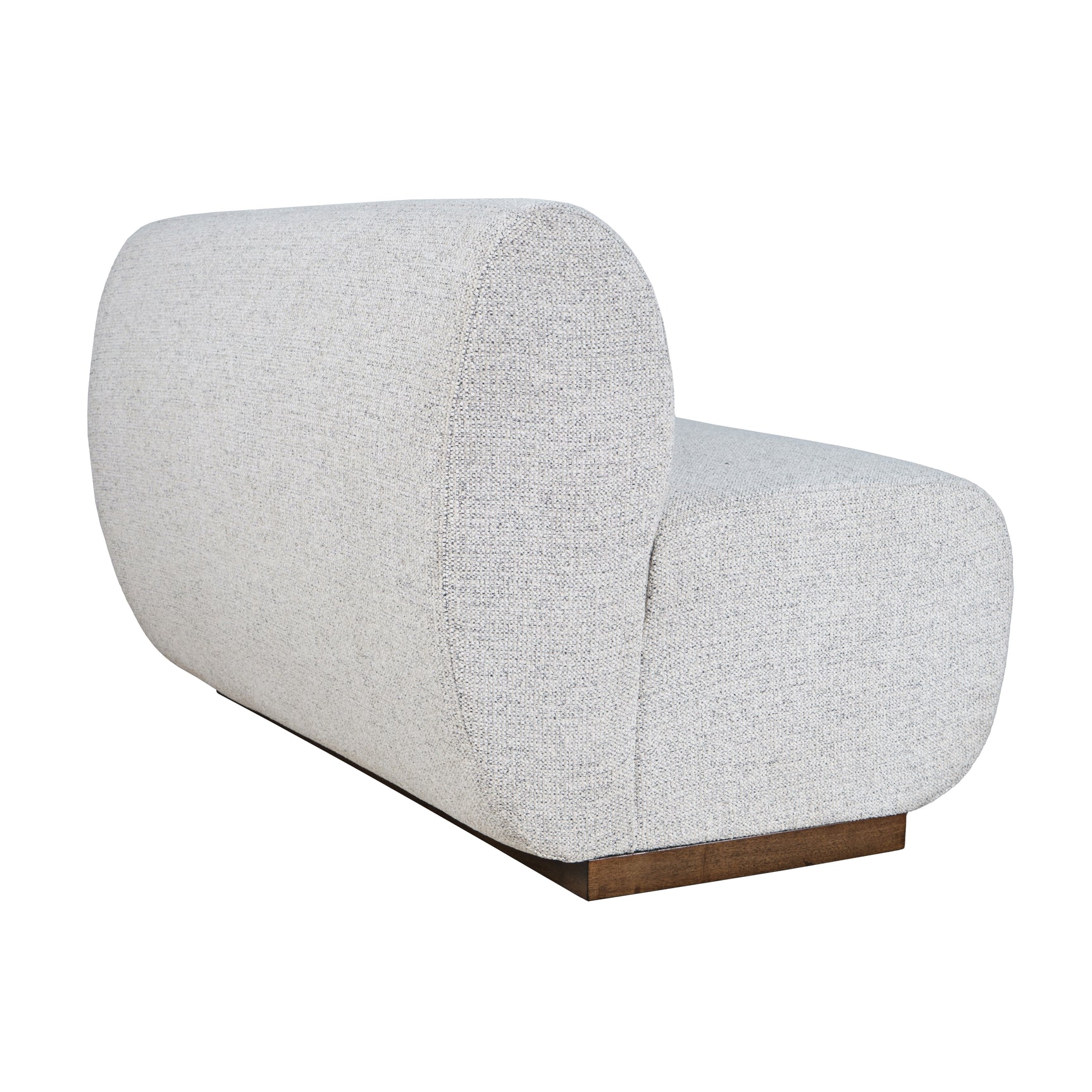 Milano Neutral Texture Three Seat Banquette - Ornate Home