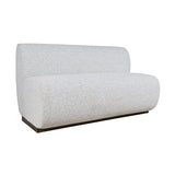 Milano Neutral Texture Three Seat Banquette - Ornate Home
