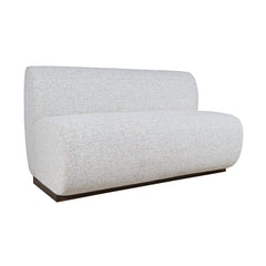 Milano Neutral Texture Three Seat Banquette - Ornate Home