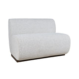 Milano Neutral Texture Two Seat Banquette - Ornate Home