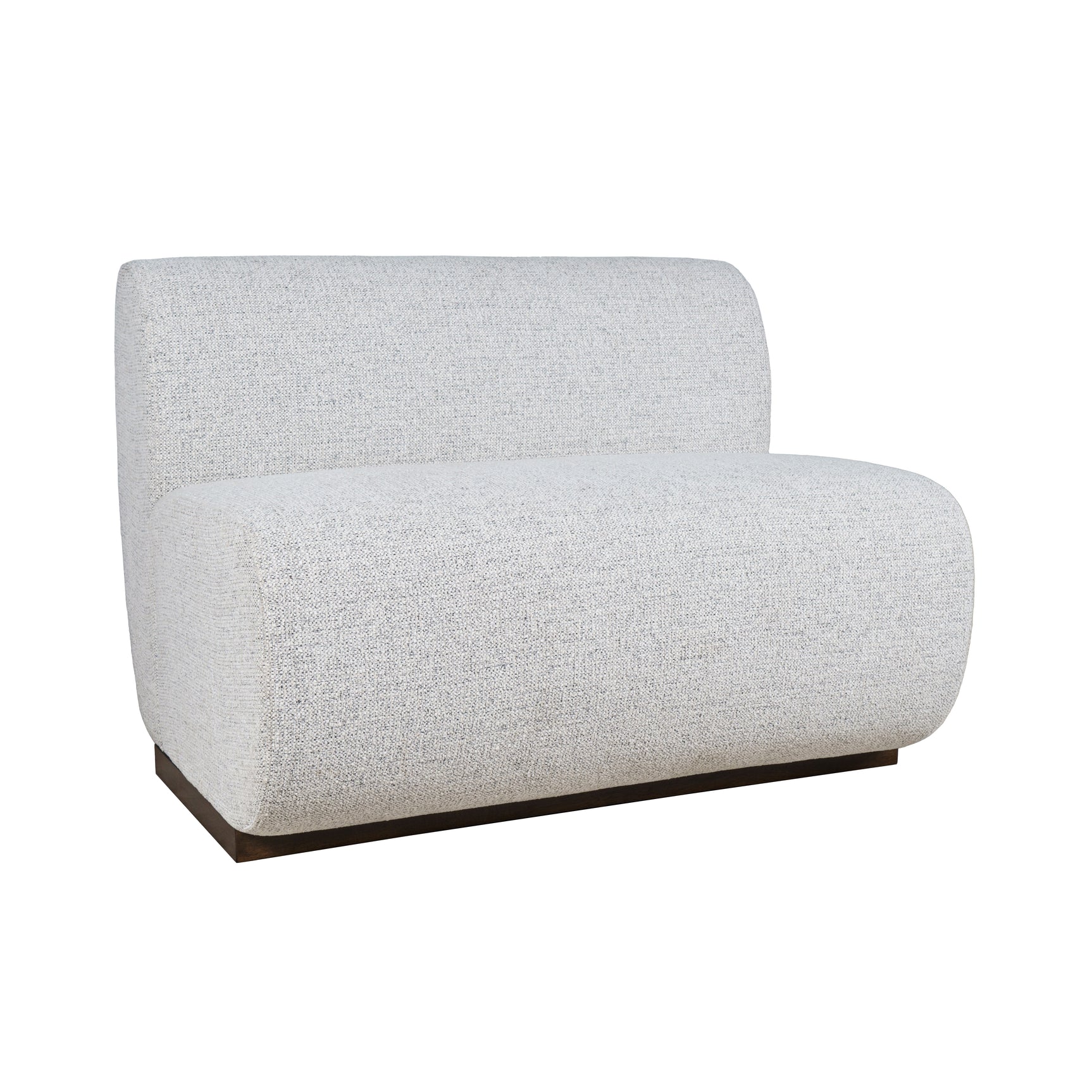 Milano Neutral Texture Two Seat Banquette - Ornate Home