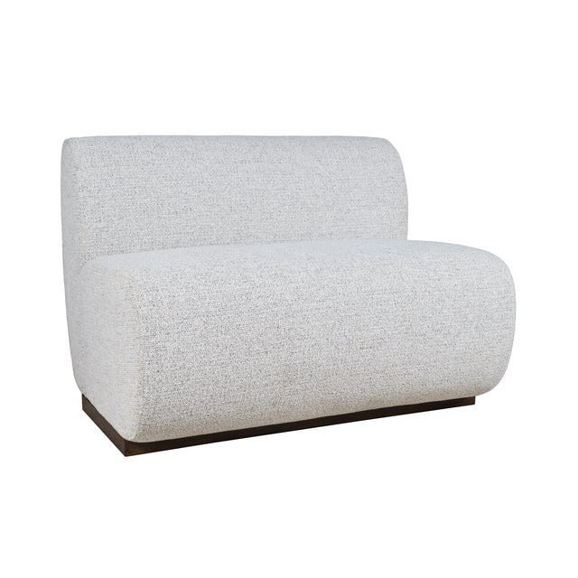 Milano Neutral Texture Two Seat Banquette - Ornate Home