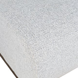 Milano Neutral Texture Two Seat Banquette - Ornate Home