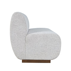 Milano Neutral Texture Two Seat Banquette - Ornate Home