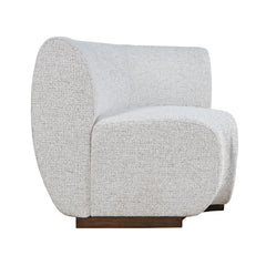 Milano Neutral Texture Wedge Banquette - Ornate Home