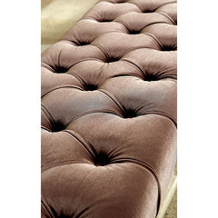 Milany Brown Bench - Ornate Home