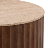 Milburn Natural/Brown Coffee Table - Ornate Home