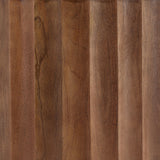 Milburn Natural/Brown Side Table - Ornate Home