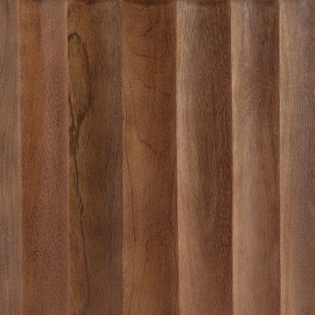 Milburn Natural/Brown Side Table - Ornate Home