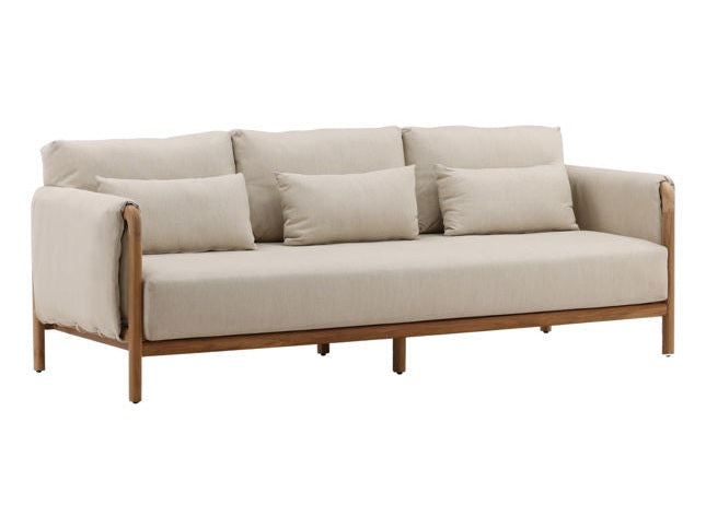 Milburne Beige Outdoor Sofa - Ornate Home