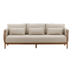 Milburne Beige Outdoor Sofa - Ornate Home
